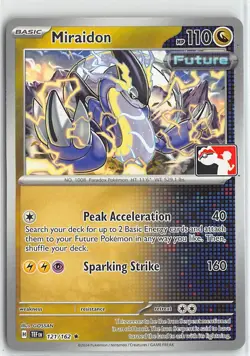 Pokemon Prize Pack Seres Cards Stamped Non Foil Rare #121/162 Miraidon - Image 1