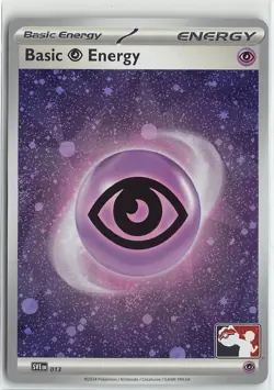 Pokemon Prize Pack Series Cards Stamped Foil Common #013 Basic Psychic Energy - Image 1