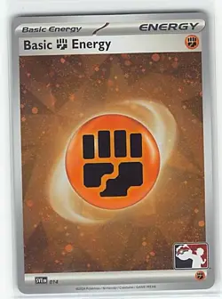 Pokemon Prize Pack Series Cards Stamped Cosmo Foil #014 Basic Fighting Energy - Image 1