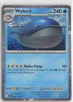 Miscellaneous Cards & Products Promo Normal 041/159 Wailord - (Cosmos Foil) - Image 1