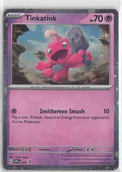 SV: Scarlet & Violet Promo Cards Promo Holo 025 Tinkatink - (Cosmo Holofoil) - Image 1