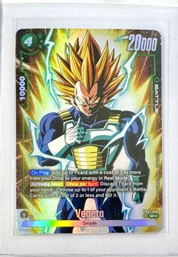 Dragon Ball Super Card Game Fusion World - Vegeta SR Alternate Alt Art FB01-096 - Image 1