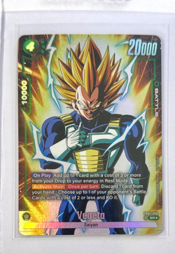 Dragon Ball Super Card Game Fusion World - Vegeta SR Alternate Alt Art FB01-096 - Image 3