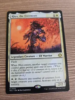 MTG Lorwyn Eclipsed Rhys, the Evermore 0032 NM Rare - Image 1
