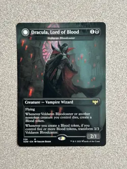 Dracula, Lord of Blood (Lord of Bats) Innistrad: Crimson Vow Regular Rare 338 LP - Image 1
