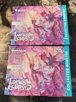 Magic: The Gathering Lorwyn Eclipsed Collector Booster Factory Sealed - Lot (2) - Image 1