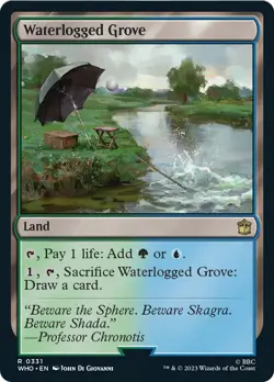 Waterlogged Grove [Doctor Who] Magic MTG - Image 1