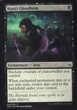 Kaya's Ghostform - War of the Spark: #94, Magic: The Gathering Nm C289 - Image 1