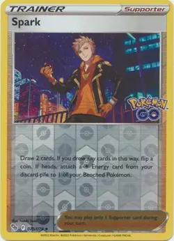 Pokemon Go TCG Spark Reverse Holo 070/078 - Image 1