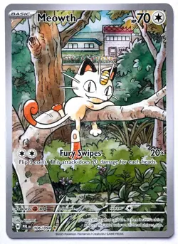 Meowth 106/094 - Pokemon TCG - Phantasmal Flames Illustration Rare Holo - M/NM - Image 1