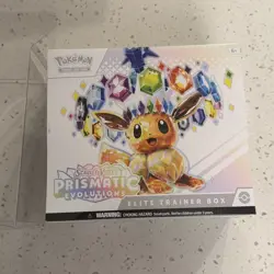 Pokemon S&V Prismatic Evolutions Elite Trainer Box ETB Factory Sealed With Case - Image 2