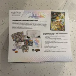 Pokemon S&V Prismatic Evolutions Elite Trainer Box ETB Factory Sealed With Case - Image 3