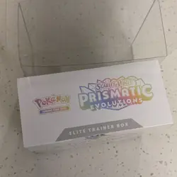 Pokemon S&V Prismatic Evolutions Elite Trainer Box ETB Factory Sealed With Case - Image 4