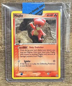 Magby Common Legend Maker 58/92 2006 Pokemon TCG Basic Illustrator Yuka Morii - Image 4