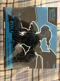 Pokemon Center Scarlet & Violet Black Bolt & White Flare ETB set - Image 1