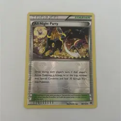 NM Pokemon All-Night Party Trainer Reverse Holo Breakpoint 96/122 Uncommon - Image 1