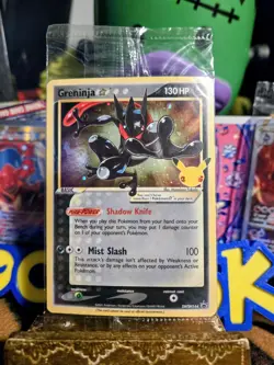 Pokemon Greninja Gold Star Promo Holo SWSH144 Celebrations Minty SEALED* #2 - Image 2