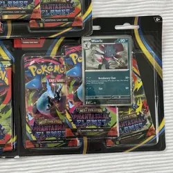 Pokemon TCG Phantasmal Flames Weavile & Sneasel 3-Pack Booster Blister SET OF 3 - Image 4