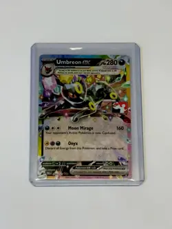 060/131 Umbreon ex Pokemon TCG Prize Pack Series 7 Play Stamped Prismatic - Image 1