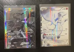 Pokemon TCG Reshiram 113/114 Zekrom 114/114 Black and White Holo Rare - Image 1