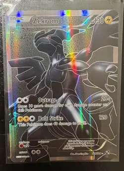 Pokemon TCG Reshiram 113/114 Zekrom 114/114 Black and White Holo Rare - Image 3