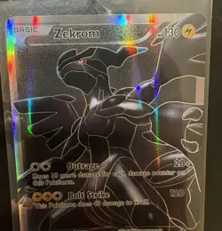 Pokemon TCG Reshiram 113/114 Zekrom 114/114 Black and White Holo Rare - Image 5