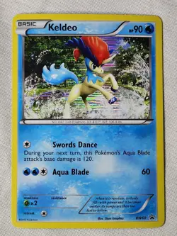 Played Keldeo - Holo #BW60 Black and White Promo Pokemon TCG - Image 1