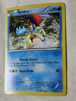 Played Keldeo - Holo #BW60 Black and White Promo Pokemon TCG - Image 3
