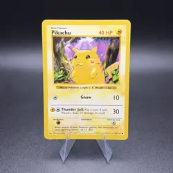 Pokemon Pikachu (Red Cheeks) 058/102 Base Set (Shadowless) Regular - Image 1