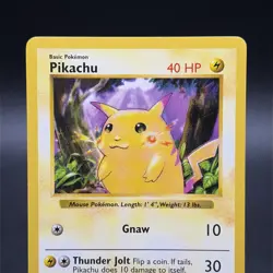 Pokemon Pikachu (Red Cheeks) 058/102 Base Set (Shadowless) Regular - Image 2
