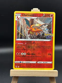 Pokemon Reverse Holo Charizard Pokemon GO 010/078 - Image 1