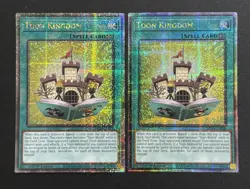 2024 YUGIOH MP24 QCR SECRET RARE TOON KINGDOM X2 NM - Image 1
