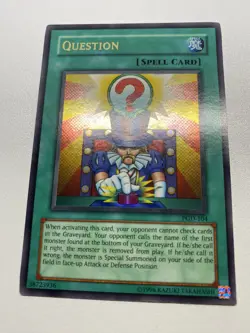 Yugioh Question Unlimited Ultra Rare PGD-104 HP - Image 1