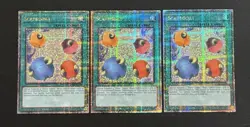 2024 YUGIOH MP24 QCR SECRET RARE SCAPEGOAT X3 NM SET - Image 1