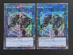 2024 YUGIOH MP24 QCR SECRET RARE LINK SPIDER X2 NM SET - Image 1