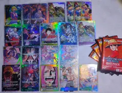 Lot Of One Piece Cards SR/AA/ plus 4 packs look at pictures!!! - Image 1