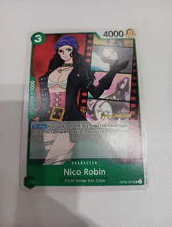 Nico ROBIN - OP02-037 (Paramount War Prerelease) One Piece - Image 1