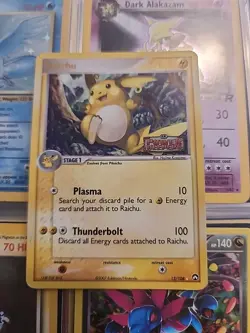 Raichu - 12/108 - Pokemon Power Keepers Holo Card MP - Image 1