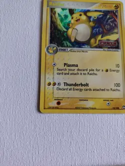 Raichu 12/108 EX Power Keepers Stamped Holo Rare Pokemon Card 2007. LP. - Image 5