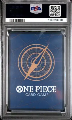 One Piece Monkey D. Luffy OP03-012 Wanted Alternate Art PSA 10 Pillars English - Image 2