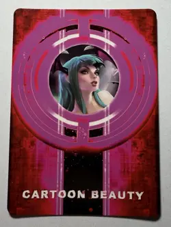 SEXY HEROINE WAIFU Morrigan DARKSTALKERS ACG PREMIUM HOLOFOIL CARD NM - Image 2