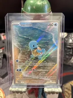 Pokemon Squirtle TCG Holo Rare Card 170/165 Scarlet & Violet 151 Series - Image 1