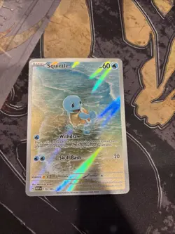 Pokemon Squirtle TCG Holo Rare Card 170/165 Scarlet & Violet 151 Series - Image 2