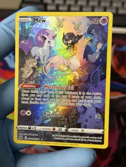 Pokemon Mew TCG Ultra Rare Holo Card Crown Zenith: Galarian Gallery #GG10/GG70 - Image 1