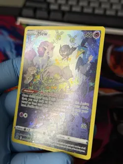 Pokemon Mew TCG Ultra Rare Holo Card Crown Zenith: Galarian Gallery #GG10/GG70 - Image 2