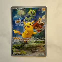 PIKACHU 027 SVP Black Star Promo Pokemon TCG card - Image 1