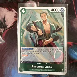 One Piece Roronoa Zoro PRB02-006 The Best Volume 2 Foil Card - Image 1