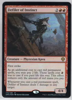 1x Defiler of Instinct *Foil* - Dominaria United - Near Mint - Image 1