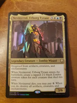MTG Commander Legends CMR Nevinyrral Urborg Tyrant R 287 FOIL - Image 3