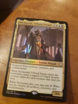 MTG Commander Legends CMR Nevinyrral Urborg Tyrant R 287 FOIL - Image 4
